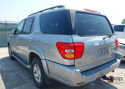 2002 Toyota Sequoia Sr5 V8 из США, поврежденный, VIN 5TDZT34A22S093154